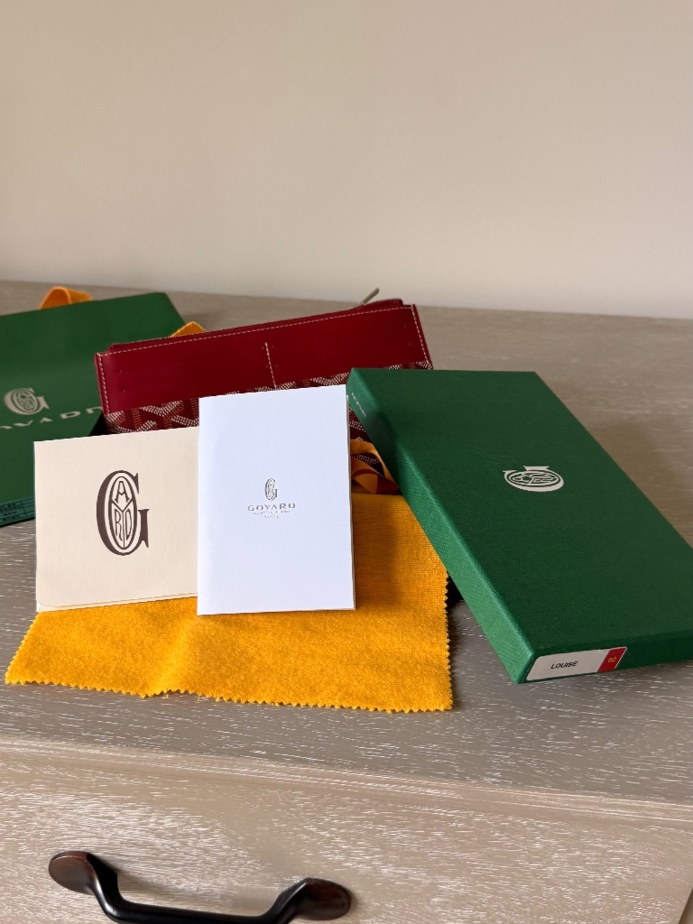 Goyard Insert Louie Wallet